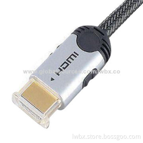 HDMI A to A Cables, EMI/RFI Protection, 1080P Gold-plated Connector, 10Gbps Bandwidth, Supports 3D